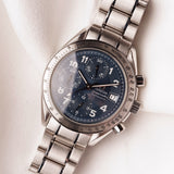 Omega Speedmaster Date, cadran bleu