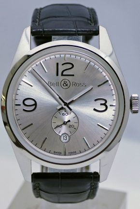 bell and ross Officer Silver
