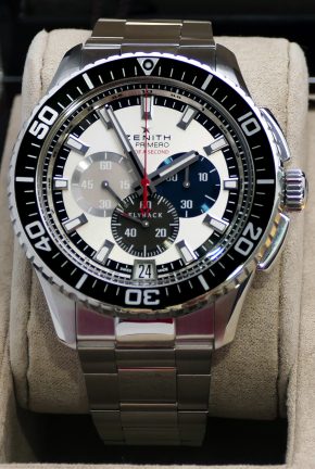 zenith El Primero Stratos Flyback Striking 10th Tribute to Felix Baumgartner